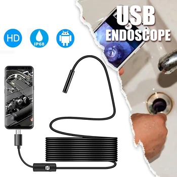 LED-Korva-Endoskooppi HD Otoscope Korvan Vaha Puhdistus Kameran 3 In 1 USB/Micro /C-Tyypin Borescope Tarkastus-Kamera Älypuhelin
