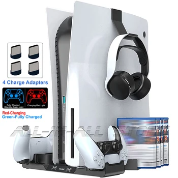 PS5 Pystysuora Latauksen Seistä 2 Ohjain Laturi Station 2 Kuulokkeet Haltija 12 Lähtö Peli Playstation 5 Levy & Digital Edition