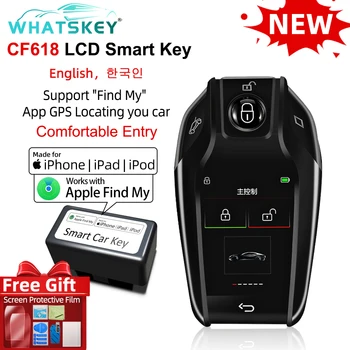 CF618 Universal Muutettu Kauko-LCD-Smart Key Avaimeton BMW Benz Audi Toyota Hyundai GPS seuranta paikantaa