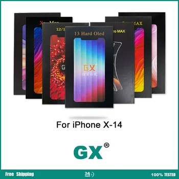 ALKUPERÄINEN GX-LCD-Näyttö iPhone X XS XR 11 11ProMax 12 12Pro 12pro Max 13 Kosketusnäyttö Digitizer Kokoonpano-Tuki True Tone