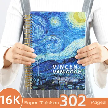 Van Goghin Maalaus 302 Sivua, B5 Super Thick Notebook-Lehti Irti-Lehden Kela Lehden Agenda Paperi Notepad