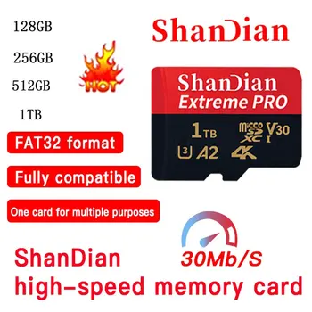 Alkuperäinen Luokka 10 Mini 1tb 512 gt sd/tf kortti, 128 gt muistikortti 256 TF Kortti puhelin Kamerat, MP3/MP4-Soitin High Speed Flash
