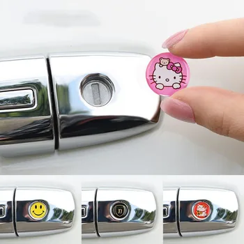 Söpö Sanrio Auto Tarvikkeet Hello Kitty-Sarjan Anime Söpö Auto Universal Oven Kahva Avaimenreikä Vedenpitävä Anti-Esto Suojelija