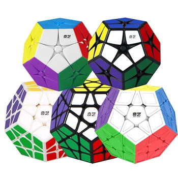[Picube] Qiyi 2x2 3x3 Megaminx Qiheng Nippu asettaa Stickerless Musta Tarroja Nopeus Cube opettavaisia Palapeli lapsille Leluja