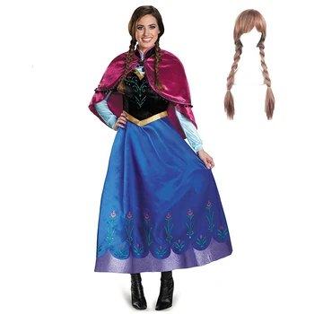 Aikuinen Anna Elsa Mekko Aladdin on Jumalatar Jasmine Cosplay Osapuolen prinsessa Mekko