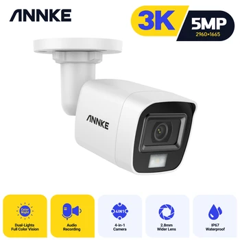 ANNKE 5MP Smart Light videovalvonta Kamerat 5MP Luoti Kamerat, Audio-Tallennus Ulkouima-Säänkestävät Kamerat