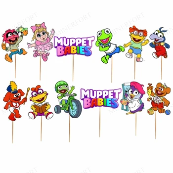 Sarjakuva Muppet Babies Syntymäpäivä Osapuolen Elokuvan teema Cupcake Murskaimet valita hedelmiä poimii vauva suihku lapset syntymäpäivä Osapuolen Toimitukset