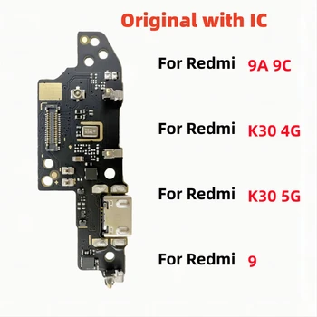 Alkuperäinen USB-Laturi Dock-Liitin Hallituksen Lataus-Portti Flex-Kaapeli Redmi 9A, 9C 9 K30 4G 5G K30i