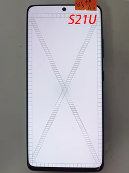 Kanssa Vika Näyttö Samsung Galaxy S21 Ultra G998B G998F G998U G998W Pisteitä LCD-Kosketusnäyttö Digitizer 100% Testattu
