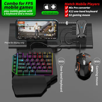 Sekoita Mouse Keyboard Converter Professional Peli Tarvikkeet GamingFaster Reaktio Fourinone Peli Tarvikkeet Android IOS PUBG