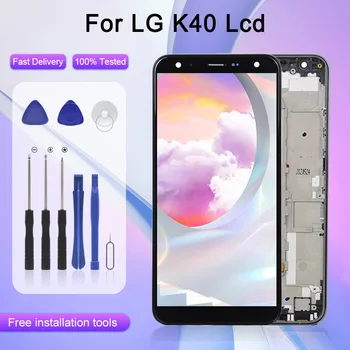 Testattu 5,7 Tuuman K10 Plus-Näyttö LG K40 LCD-Kosketusnäyttö Digitizer X420HM LMX420EMW K12 Plus-Näyttö, Kokoonpano