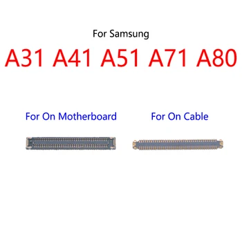 2KPL/Paljon Samsung Galaxy A31 A315F A41 A51 A515F A71 A80 LCD-Näyttö FPC-Liitin Porttiin Emolevyn / Flex-Kaapeli