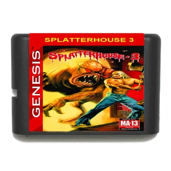Splatterhouse 3 16 Bit MD Peli Kortin Kopiointi Ostoskoriin Sega Mega Drive, Genesis