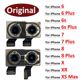 Alkuperäinen Taka-Iso Takana Kamera Flex-Kaapeli iPhone 6 6s 7 8 6G 7G 8G Plus X XR Xs 11 Pro Max pääkamera Varaosat