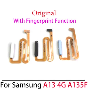 Alkuperäinen Samsung Galaxy A13 4G 5G A135F A136B Koti-Painiketta, Sormenjälki Anturi Paluu Power Flex-Kaapeli