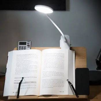 Clip-LED-Pöytä, Lamppu Touch 3 Värit Himmennys Silmien Suojaus Yö Valo Työpöydän USB-Ladattava Tutkimus, Makuuhuone Yöpöytä Lamput