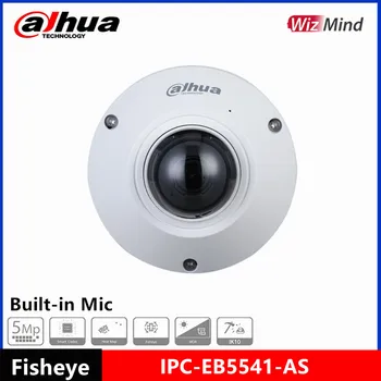 Dahua 5MP Fisheye Verkko Kamera IPC-EB5541-KUTEN WizMind Sisäänrakennettu Mikrofoni PoE 180 Asteen SD-Korttipaikka IP67 IK10 Mini IP-Kamera