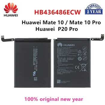 Hua Wei 100% Orginal HB436486ECW 4000mAh Akku Huawei Mate 10 Mate 10 Pro /P20 Pro AL00 L09 L29 TL00 Korvaaminen Paristot