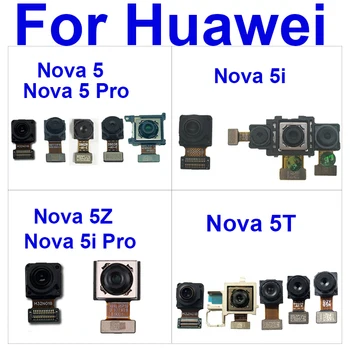 Taka-Etu Kamera Huawei Nova 5 5i Pro 5Z 5T Takaisin Iso-Kamera, Eteen Päin on Pieni Kamera, Flex nauhakaapeli Vaihto-Osat