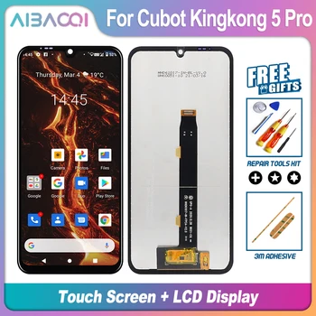 AiBaoQi Uusi Cubot KINGKONG 5 Pro Kosketusnäyttö + LCD-Näyttö Kokoonpano Korvaaminen