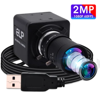 ELP-High Speed Kamera 260fps 120fps 1080p 60fps 720p Manuaalinen Zoom-Webcam OV4689 UVC-Plug Pelata PC-USB-Kamera Motion Video