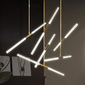 Moderni kulta kattokruunu LED-italian design-lamppu Silitysrauta Lasi-valot olohuone, makuuhuone, Ravintola, Musta art deco-tyylinen kattokruunu