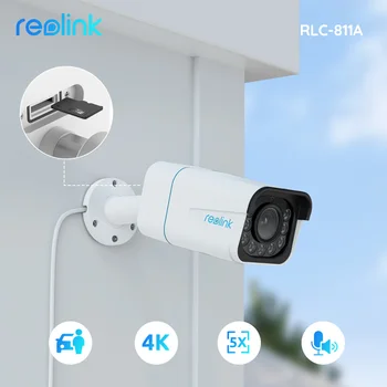Reolink 4K IP Security Camera 5X Optinen Zoom Ulkouima videovalvonta Home Security Protection 8MP PoE CCTV Kamera 811A-AI