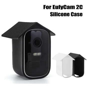 Vedenpitävä Silikoni Tapauksessa Ulkouima-Turvallisuus-Kameran Suojus UV-Kestävä Anti-Scratch Ihon EufyCam 2C