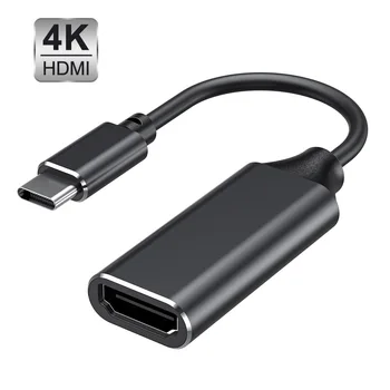 Tyypin C HDMI-yhteensopiva Kaapeli Ultra HD 4k USB 3.1 HDTV Kaapeli-Sovitin Converter for MacBook Chromebook Samsung S8 S9