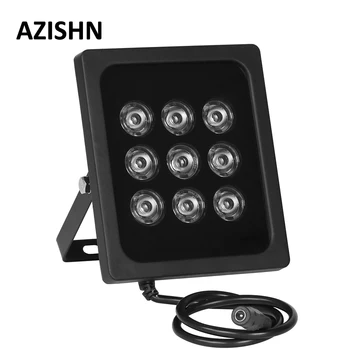 AZISHN CCTV 9pcs Array LED IR-valo IR infrapuna Valo Ulkouima-CCTV Täytä Valon Night Vision CCTV Kamera