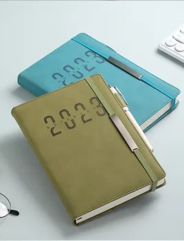 2023 Agenda A5 Muistikirja, Kalenteri, Paperitavarat Notebook Planner Tavoitteet Tapana Aikataulut 365 Päivää Päiväkirja Office Koulutarvikkeet